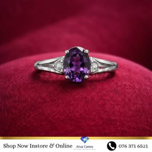Amethyst Oval Ring